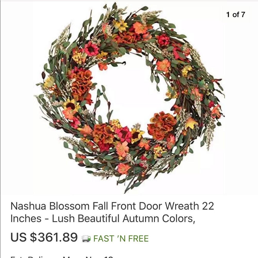 Brand New fall wreath